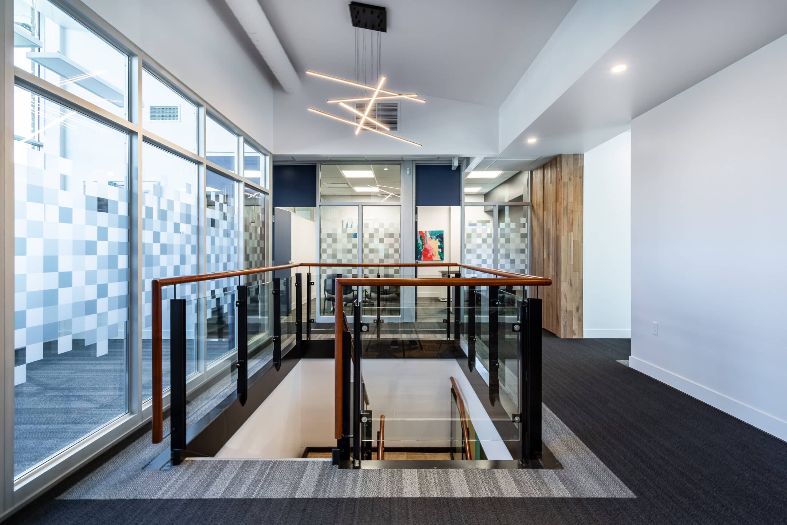 Couloir espace de coworking Châteauguay