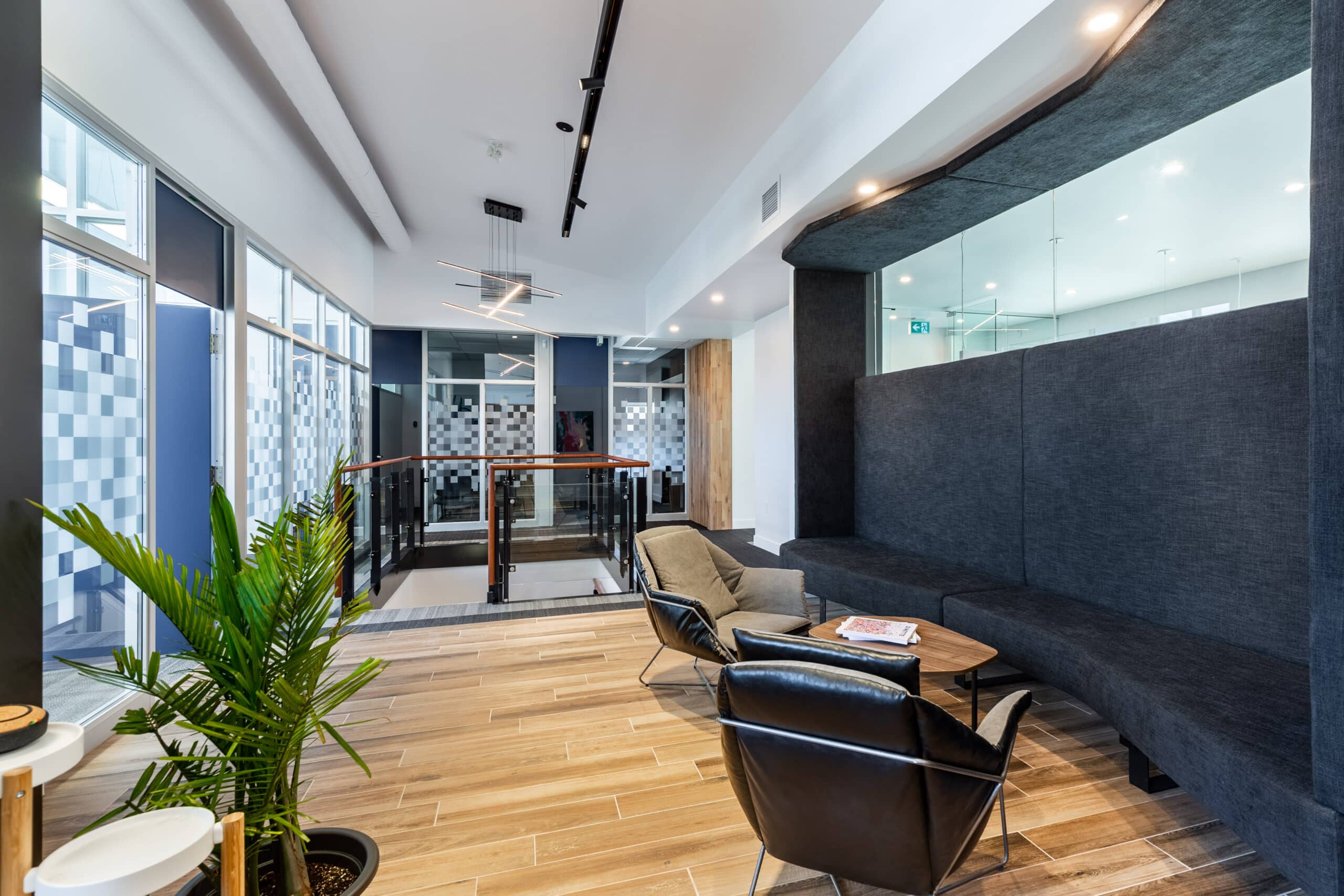 Aire commun coworking Au Bureau.co Châteauguay