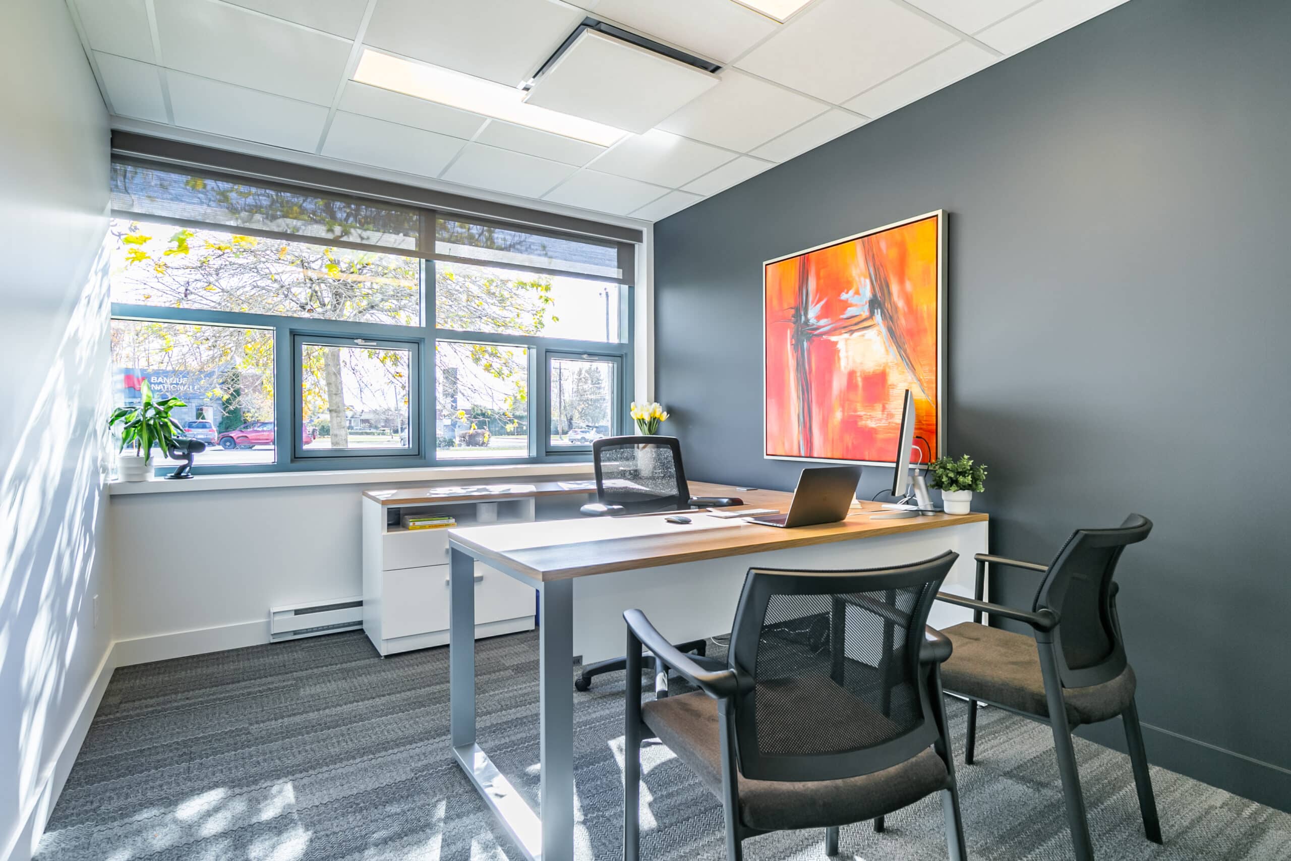 Espace de bureau fermé coworking Les Coteaux