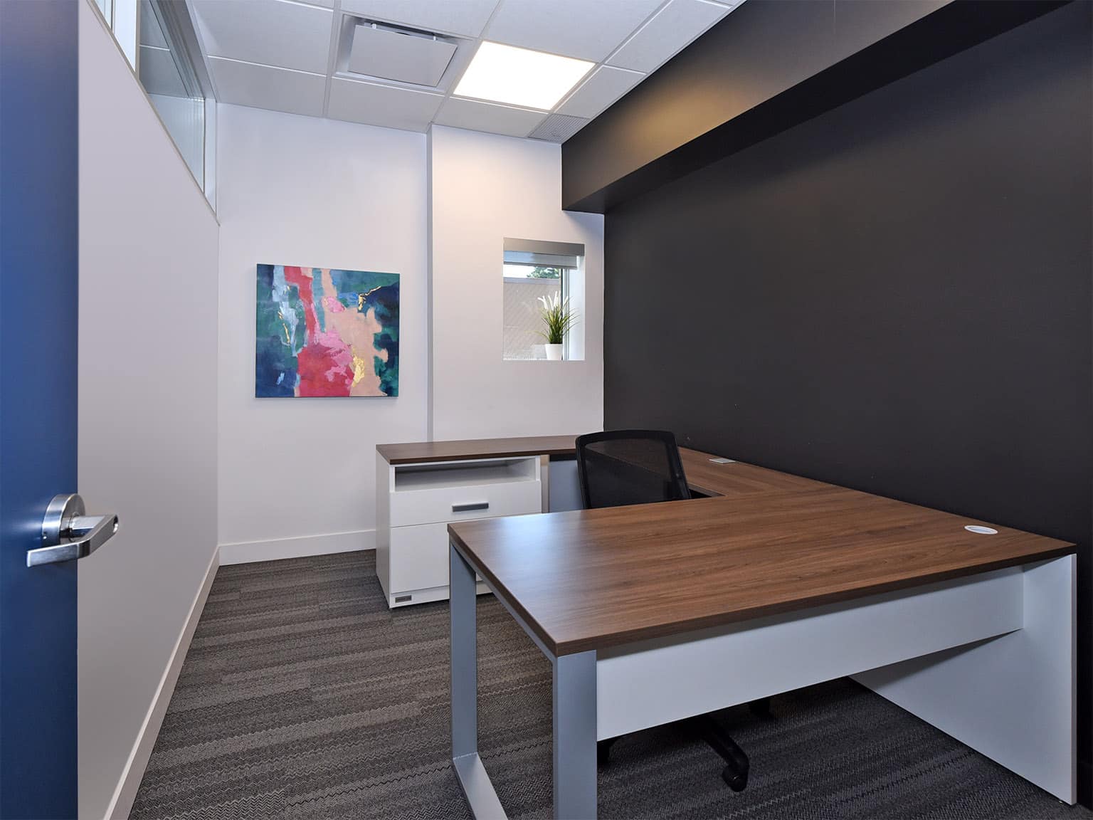 Espace de bureau fermé coworking Châteauguay