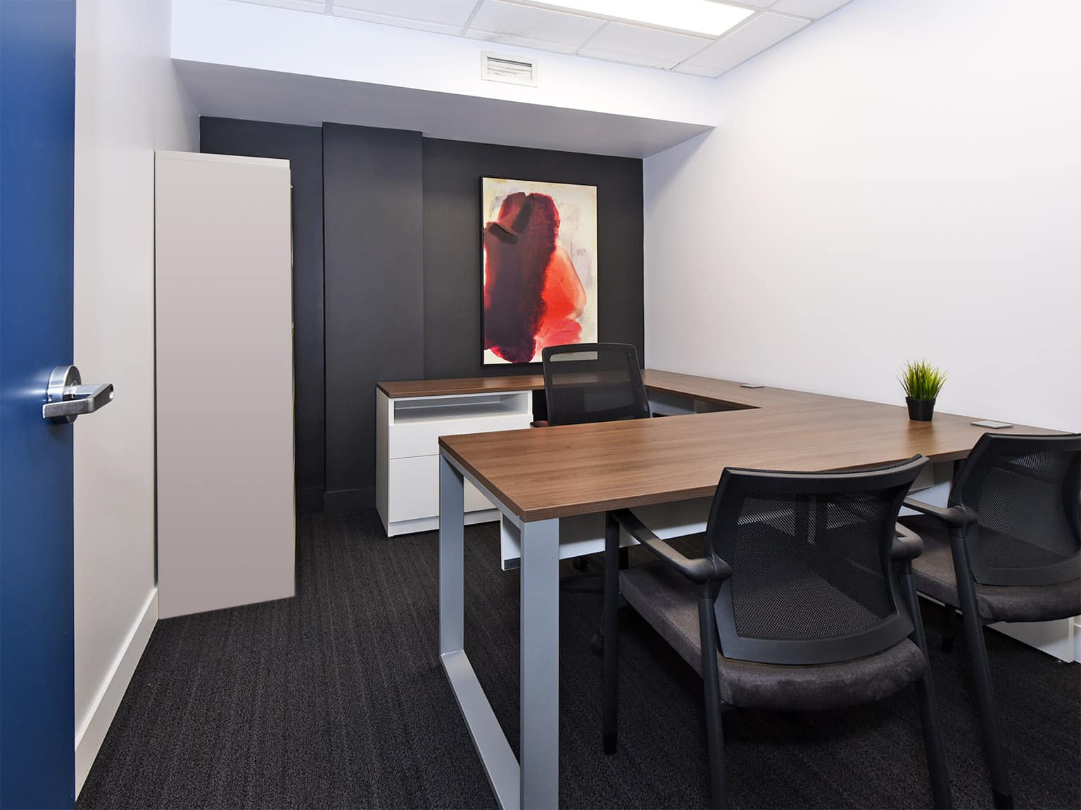 Espace de bureau fermé coworking Châteauguay
