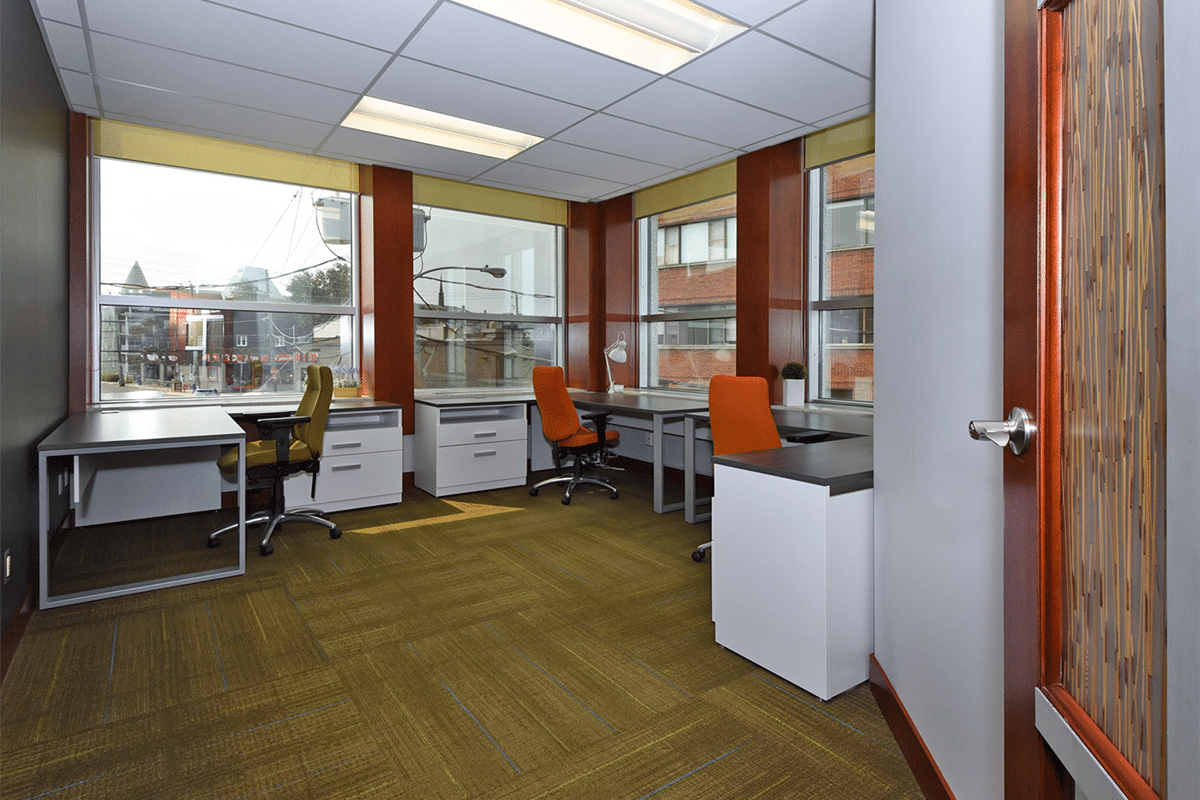 Espace de bureau fermé coworking Valleyfield