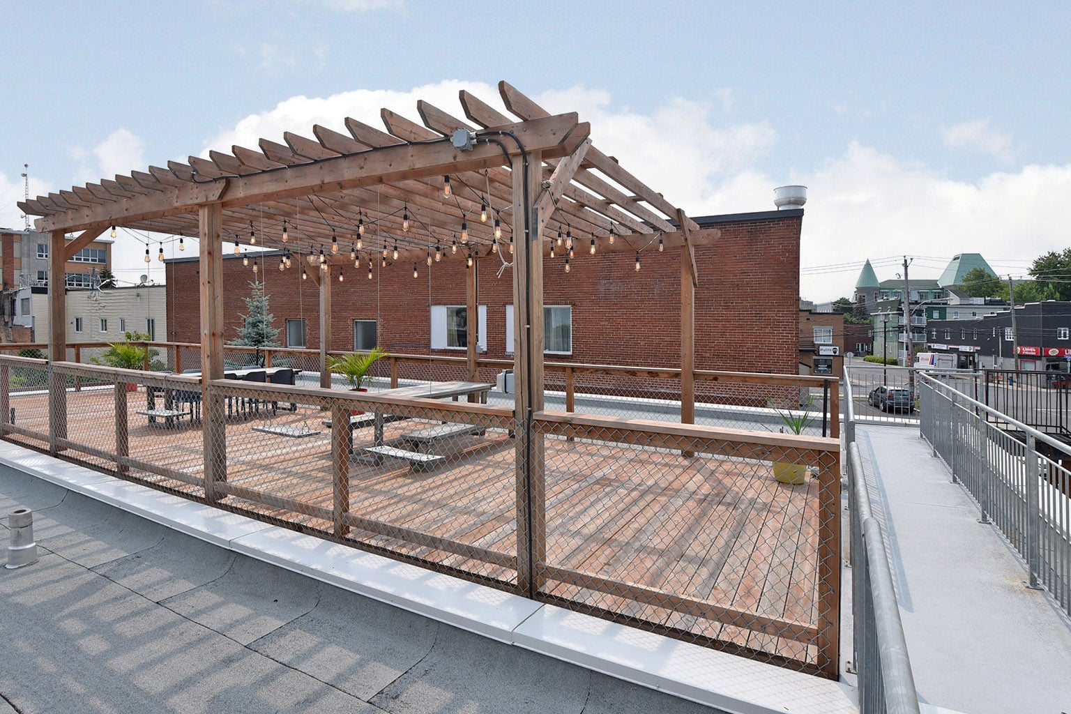 Espace de coworking terrasse Valleyfield